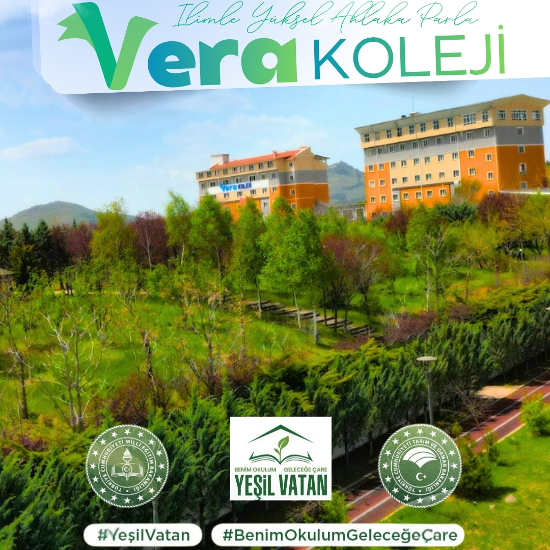 Yeşil Vatan projesiyle ağaçlandırılan okul bahçeleri.